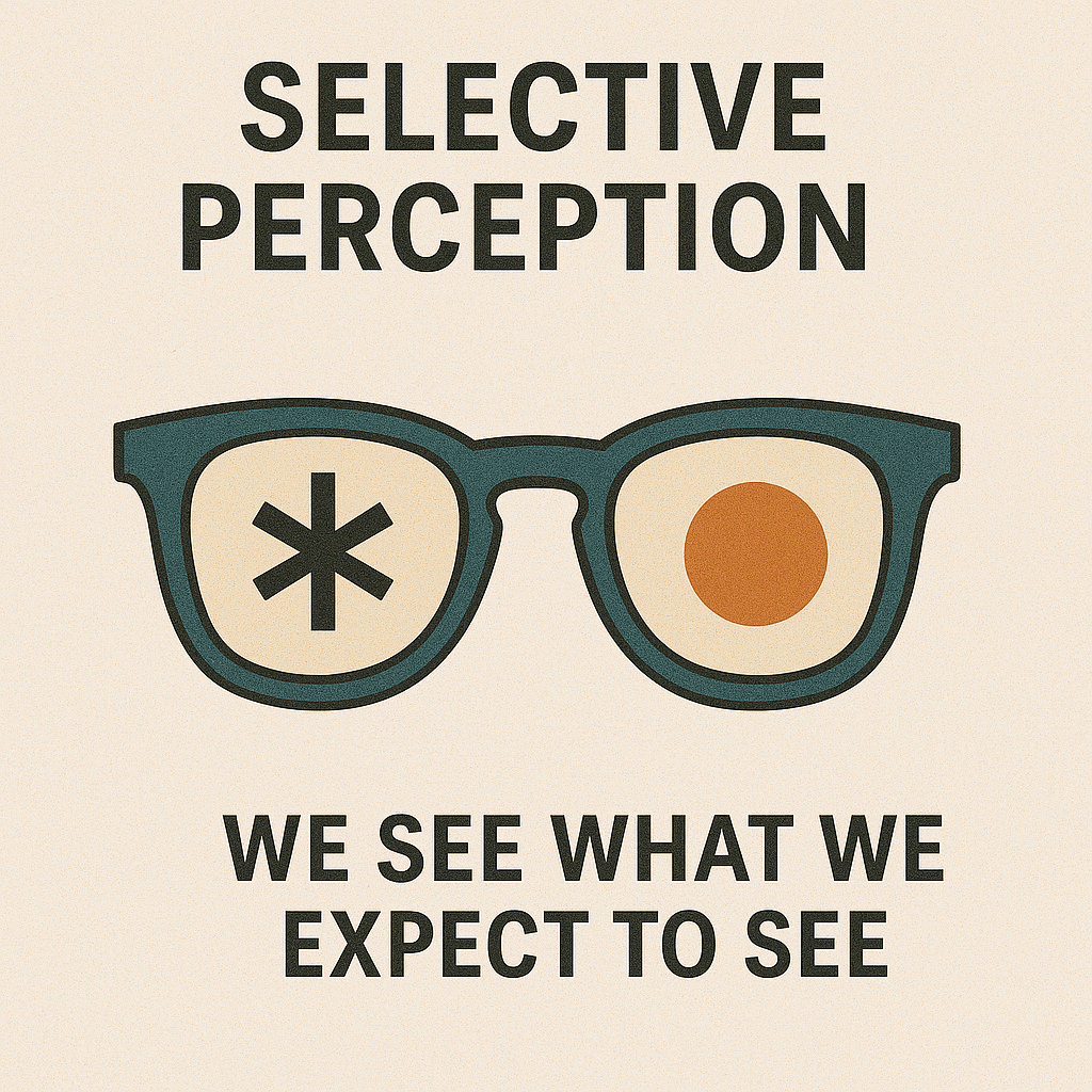 خطاسوگیری شناختی ادراک انتخابیSelective Perception