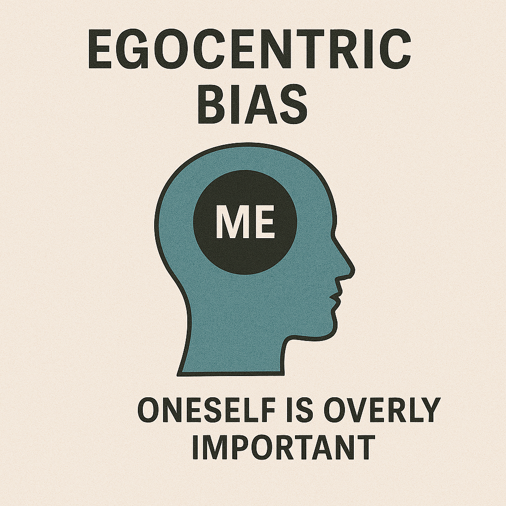 سوگیری شناختی خود مرکزی Egocentric bias