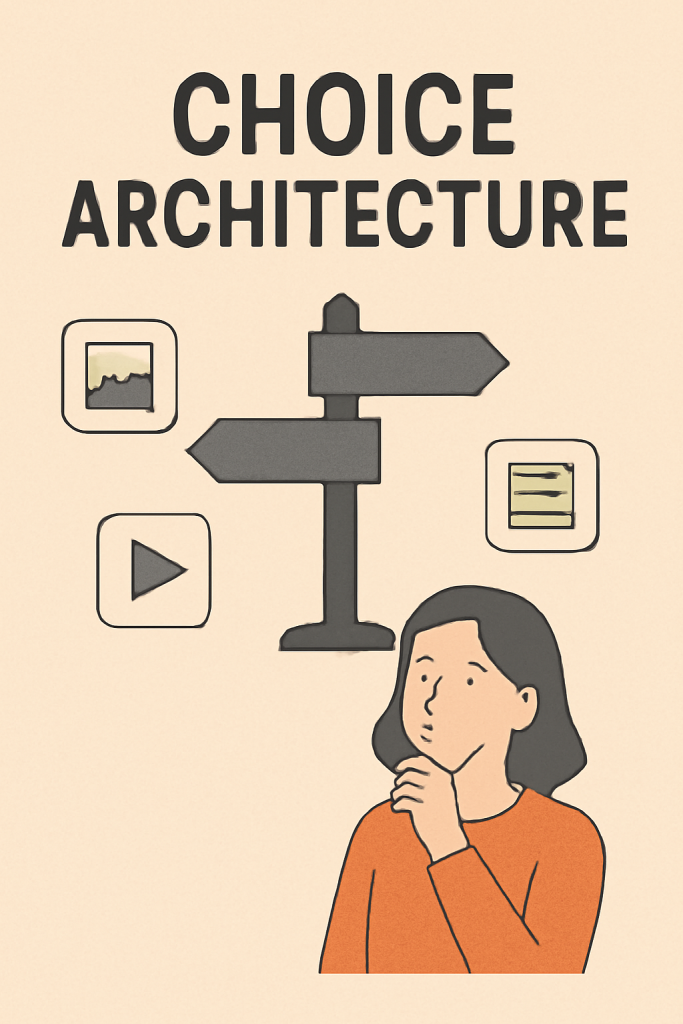 معماری انتخاب (Choice Architecture) در تولید محتوا