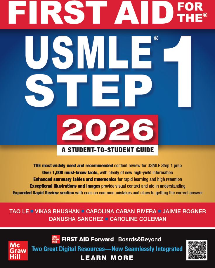دانلود کتاب First Aid for the USMLE Step 1 2026: A Student-to-Student Guide